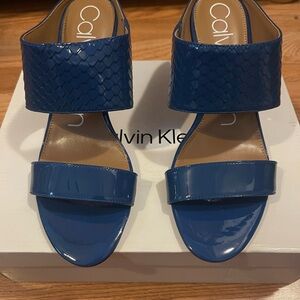 Calvin Klein Blue Multi Cecily Shoes